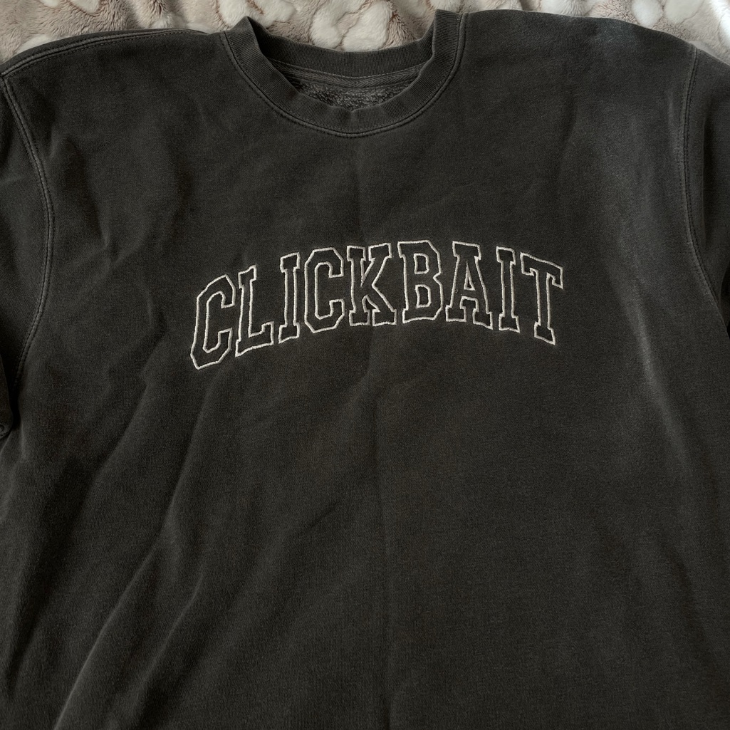 David Dobrik Clickbait Merch Crewneck
